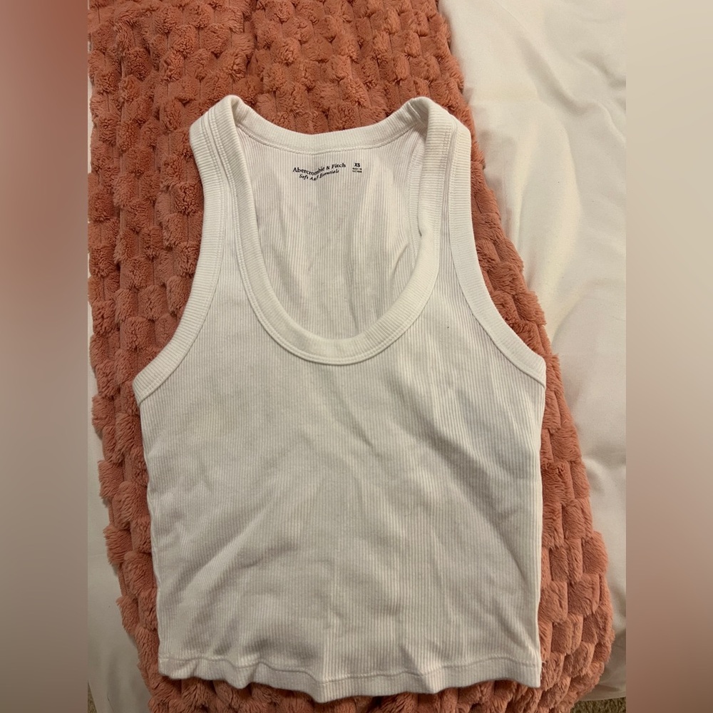 White Abercrombie and fitch tank top